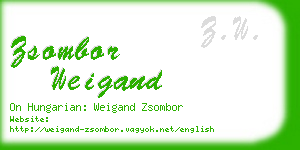 zsombor weigand business card